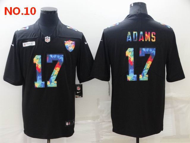 Men's Las Vegas Raiders 17 Davante Adams Jesrey NO.10;